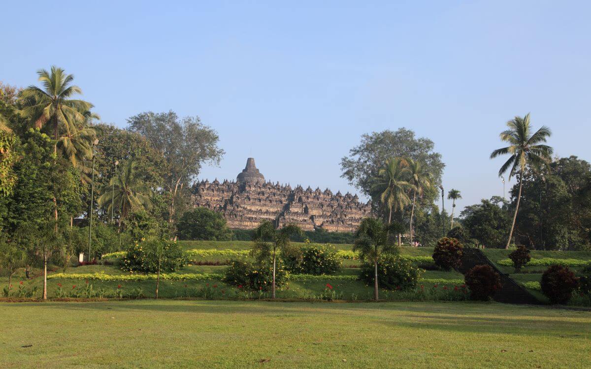 View of Borobodur Temple