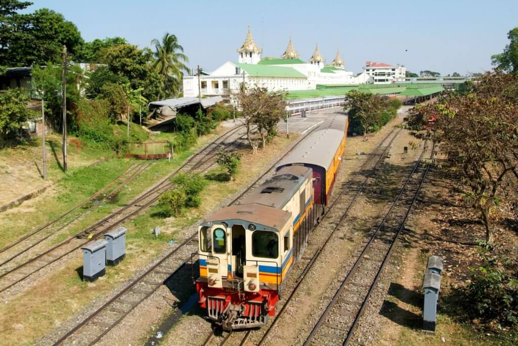 What to do in Yangon: Ride Yangon Circular Train