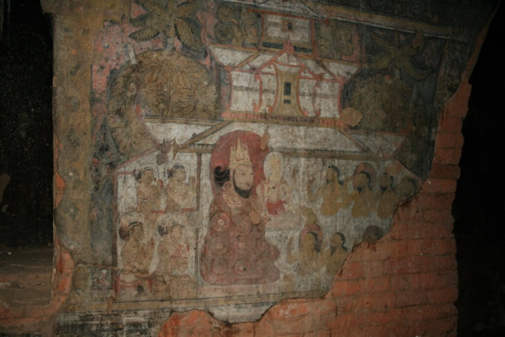 Murals in Pahtothamya Temple Old Bagan Myanmar