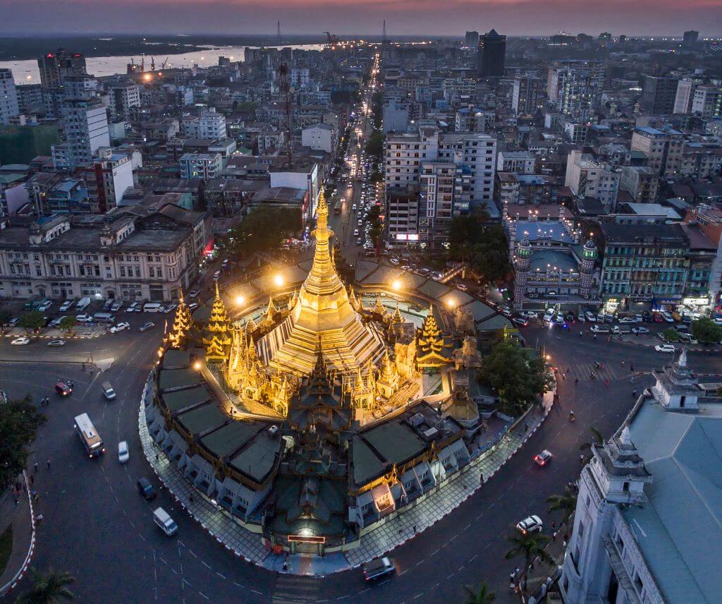 Sule Pagoda Yangon Myanmar