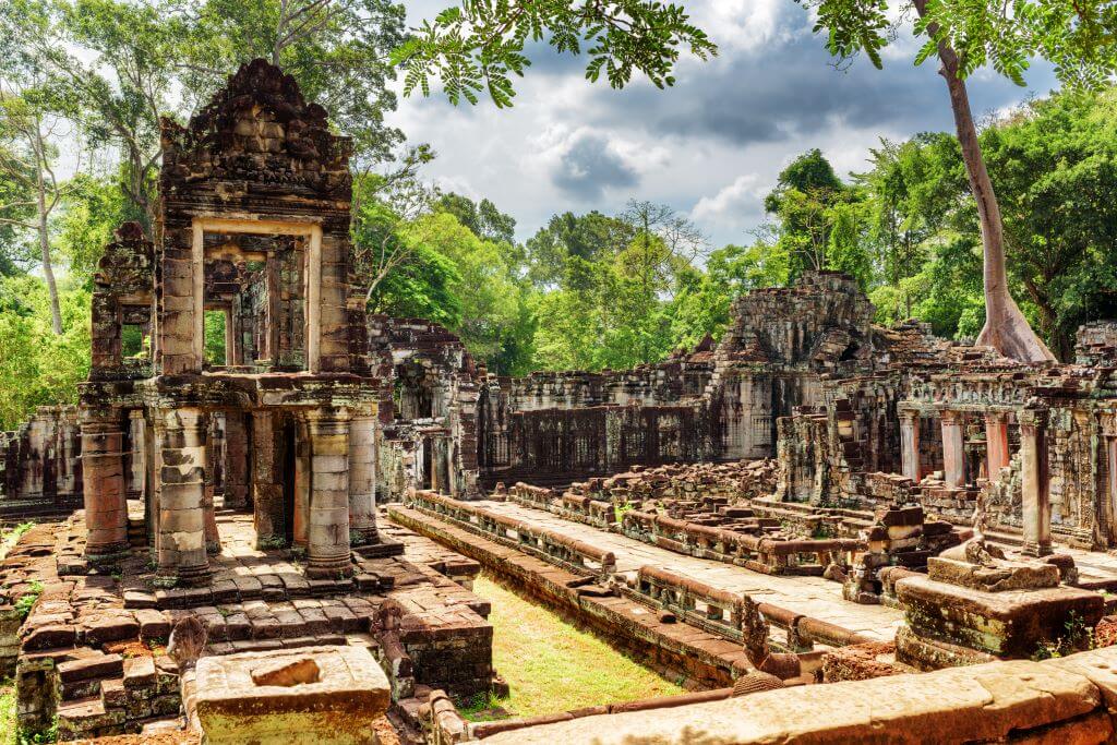 Preah Khan Temple in Angkor