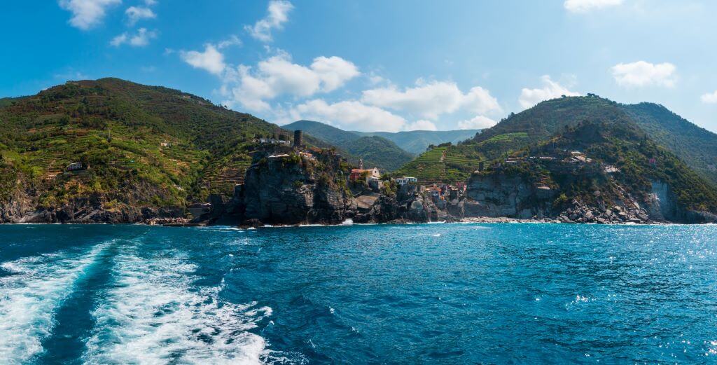 Vernazza, Cinque Terre from the water