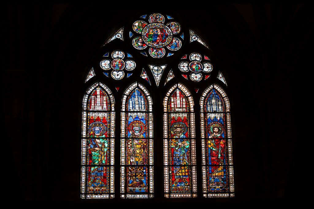 Strasbourg cathedral stained glass windows