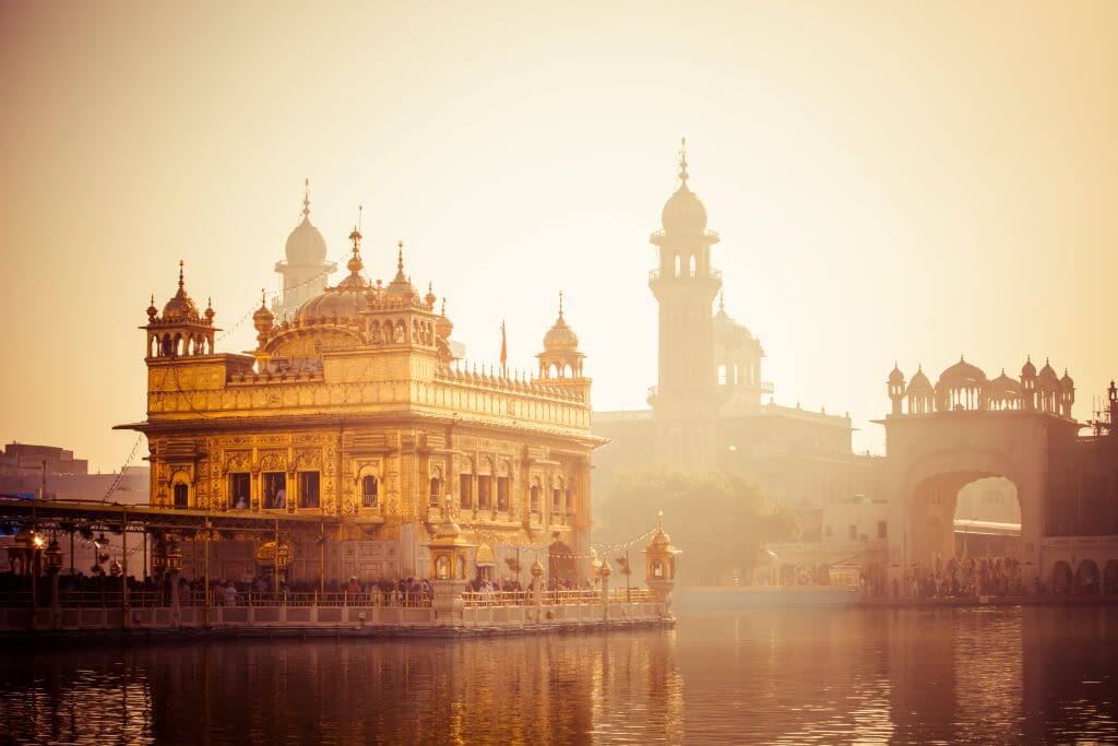 Sikh Gurdwara Golden Temple in Amritsar, Punjab, India