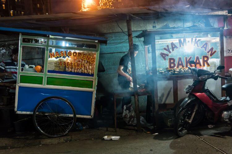 Indonesian Street Food Carts