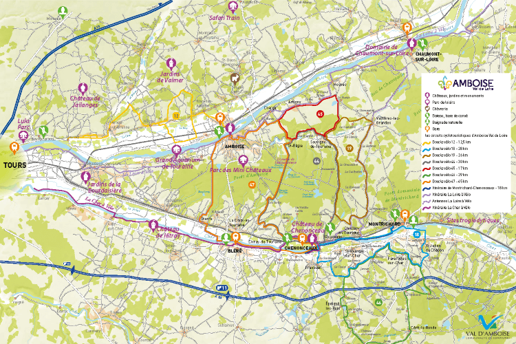 Map of Amboise