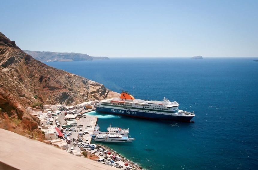 Athinios Port, Santorini