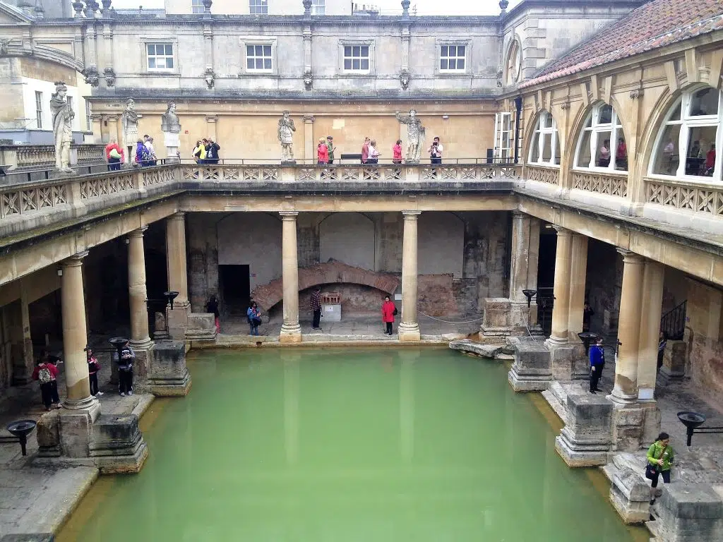 Photo of a Roman Bathouse in Bath, England