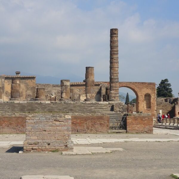 Photo of the forum at pompeii-temple of jupiter, Italy