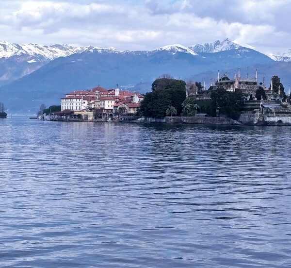 Lake Maggiore in the winter, Italy