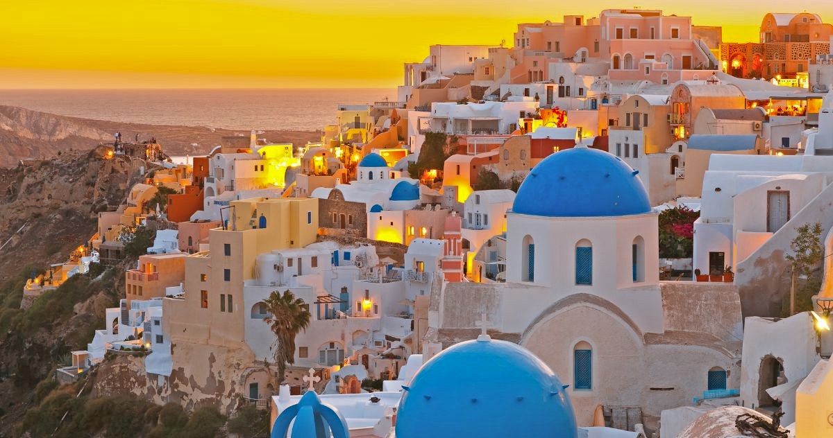Santorini, early evening, Greece