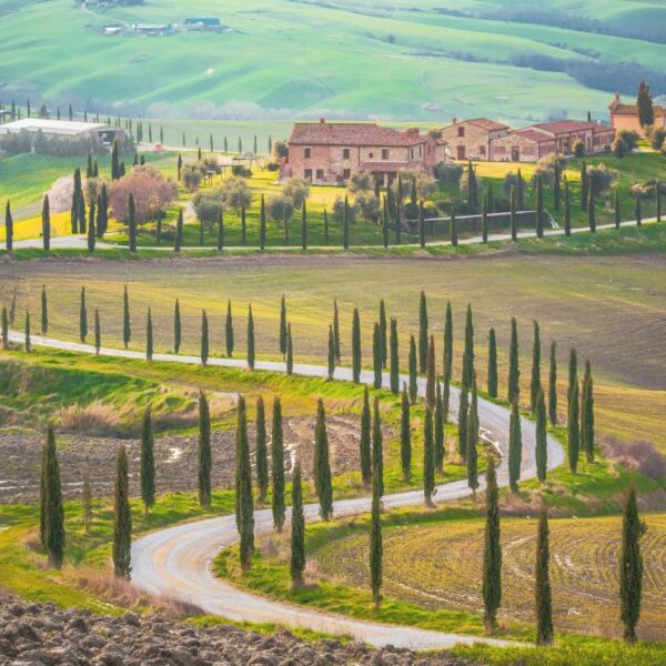 Tuscany between Siena and Florence, Italy