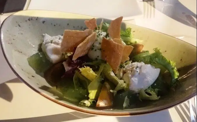 La Azotea dish served on a white plate