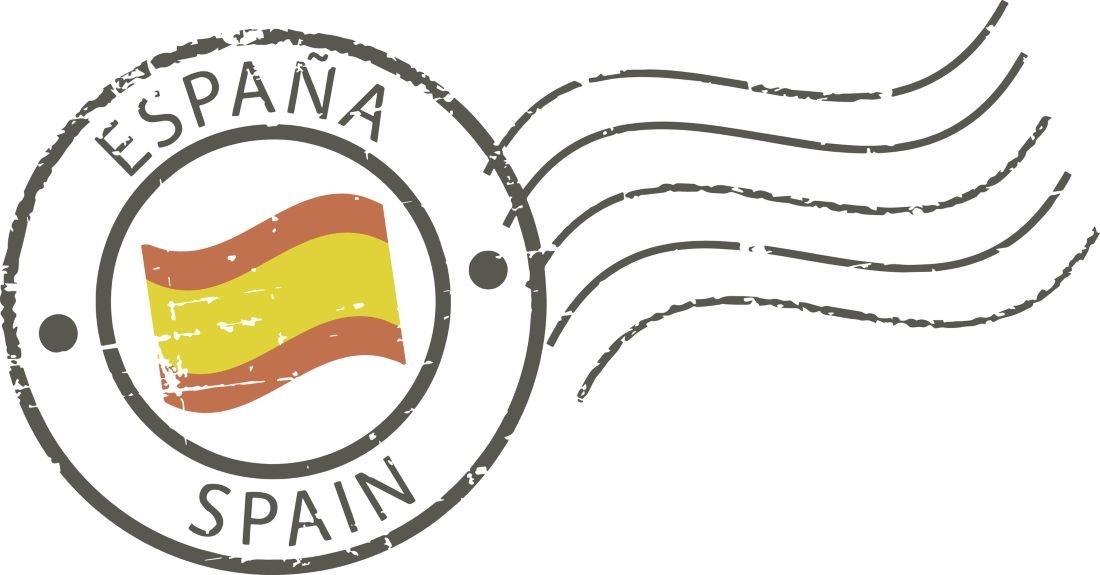Spain passport stamp