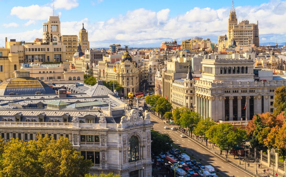 Gorgeous sunny day in Madrid