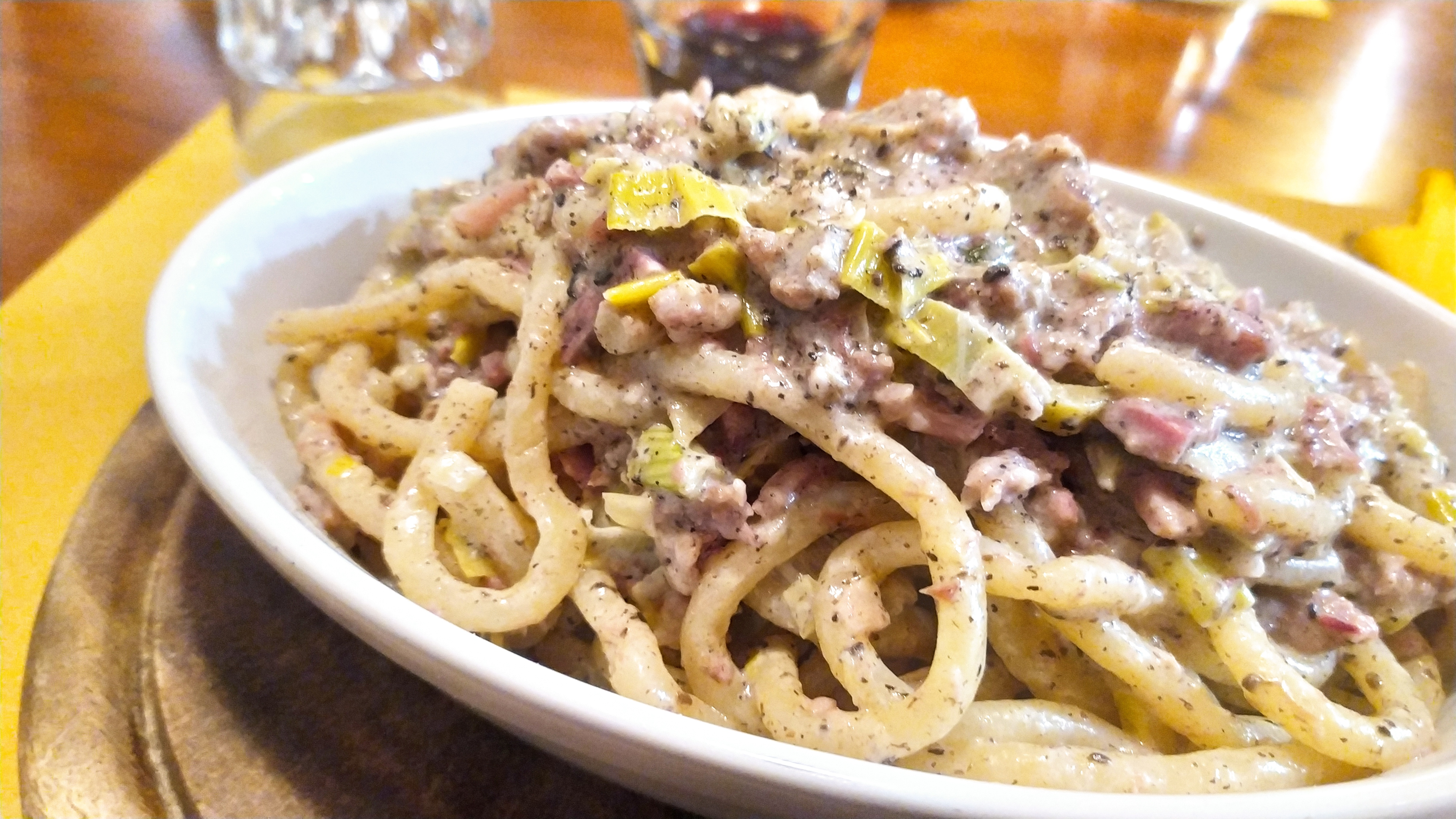Siena food: What and where to eat in Siena 6 Pici with ragù bianco di cinta senese